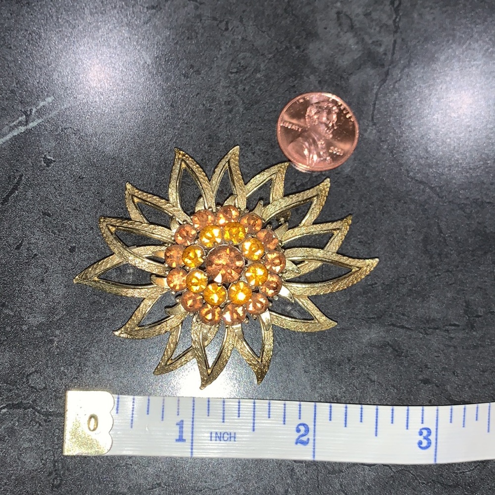Vintage Starburst Brooch